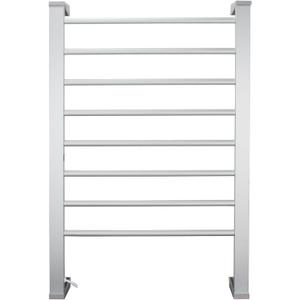 Heated Towel Rack with Timer, 8-Bar Electric Towel Warmer for Bathroom, Fast Heating Towel Dryer Freestanding or Wall Mount, Auto Shut-Off, Space-Saving Design