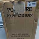 POOLPURE PLFPCC80 Pool Filter Replaces Pentair CCP320, Pleatco PCC80-PAK4, Ultral-A5, Unicel C-7470, R173573, Filbur FC-1976, 178580, 817-0081, Clean and Clear Plus 320, L x OD:20"x 7", 4X80 sq.ft.