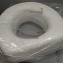 Lumex Raised Toilet Seat, 4.5" Riser, Non-Locking, Fits Most Toilets