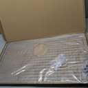 CIPOTAL 27.6 in. x 14.6 in. Rear Drain Kitchen Sink Protector with Supersoft Silicone Feet in 304 Grade Stainless Steel