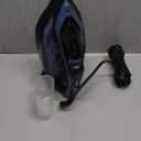 Steam Iron for Clothes 12s Fast Heat-up, 1500W Iron with 13.21oz Water Tank, 3-Way Auto shutoff, Burst Steam, Spray Mist, Anti-Drip, Self-Cleaning, Vertical Ironing for Home (Teal Blue)