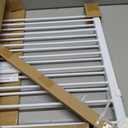 Ingenuity The Stairway+ 46W Series, 32"-48" Wide, 32.5" Tall, Baby Gate for Stairs, Dog Gate Indoor with Door for Banister to Banister Installation - White Metal