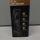 Men's Beard Trimmer-All-in-One Mustache Trimmer for Men with 20 Length Adjustable, Stainless Steel T-Blade for Precision Facial Hair Trimming Cordless IPX7 Waterproof Wet/Dry Clipper,LED Display