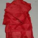 decorUhome Spring Throw Pillow Covers 18x18 Inch Set of 2, Soft Plush Faux Fur Wool Red Accent Couch Pillow Covers for Modern Farmhouse Bed Sofa Living Room