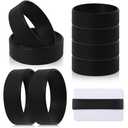 Jerify Set of 8 Elastic Money Bands - Silicone Wallet Bands, Cash Card Holder, Money Clip Alternative, with 4 PVC Cards for Men Women