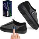 Free-Moving Foot Warmer, Kamlif Rechargeable Electric Shoes for Men Women, Heated Slippers Indoor House Shoes Plush Slip Outdoor Camping Shoes Garden Loafers for Feet Winter (L: Men 9-11.5 / Women 10.5-12)