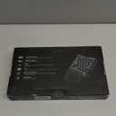 LEMOKEY X0 One Handed Gaming Keyboard, 35 Keys North-Facing Red Backlit Wired QMK Keypad, Silicone Palm Rest, Shine-Through Double-Shot Keycaps with Linear Red Mechanical Switch for Windows/Linux