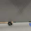 Shakespeare Wild Spinning Reel and 7' 2-Piece Fishing Rod Combo, Carbon Composite Rod Blank Construction, High Density EVA Handles, 8 - 15 lb Line Rating