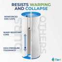 Tier1 Replacement for Hayward Pool Filter Cartridge C500 | Compatible with CX500RE, Pleatco PA50, Unicel C-7656 | 19-5/8" x 7" | Trilobal Fabric | Washable High Flow Pool Cartridge