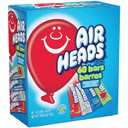 Airheads Full-Size Candy Bars, Taffy Candy Bulk Variety Pack, Individually Wrapped, Six Assorted Fruit Flavors Artificially Flavored, 60 Count Box, BB Date 03/2026