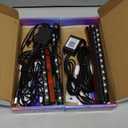 Winzwon Led Lights for Car Accessories Interior, Christmas Stocking Stuffers White Elephant Gifts for Men Women Adults, APP Control with USB Port Color Change Lights for Truck Decor 2 Pack