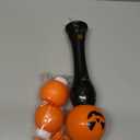 JOYIN Halloween Glowing Pumpkin Bubble Blower Wand, Light Up Automatic Bubble Machine with 2 Bubble Solutions, Halloween Party Favors Toys, Kids Outdoor Toys