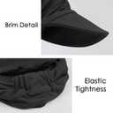 Soft Bamboo Baseball Cap for Chemo Women (Black)