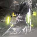 GloFX Diffraction Glasses | Hippie and Pilot Style Metal Frames with Mirror Lens and 3D Prism Rainbow Effect (Green)