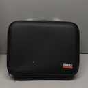 Fireproof Document Box with Combination Lock, Fireproof Water Resistant Hard Case Safe Box for Important Documents Certificates Laptop Passports (Black)