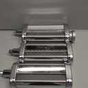 KitchenAid KSMPRA Stand Mixer Attachment Pasta Roller & Cutter, 3-Piece Set, Stainless Steel