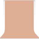 Nude Backdrop for Photoshoot, Professional Photo Backdrop Background Curtain for Product Photography, Portraits, Wedding, Party, Live Streaming Video Recording 10X10 FT (Background Only)