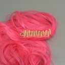 karlery Curly Clip In Thick Claw Drawstring Ponytail Extension Multi-colored Hair Pony Tail Hair Extension (Hot Pink)