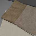 Kevin Textile 14x36 Inch Long Lumbar Cover 1 Pack Three Colour Patchwork Soft Textured Waterproof Rectangle Cushion Elegant Accent Pillows for Couch Sofa Chair Bed Home Decor Indoor Outdoor Brown