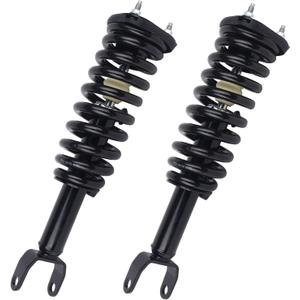 KUSATEC 171100 2pcs Front Pair Struts Shock Absorber fit for Dodge Dakota 2005-2009; for Mitsubishi Raider 2006-2009, Left/Right Struts with Coil Spring Assemblies