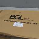 BGL Bathroom Hardware Set Brushed Nickel Bathroom Accessory Set Towel Bar 8 Pieces