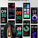Fitness Tracker for Women with Heart Rate SpO2 Blood Pressure Sleep Tracker,Fitness Watches 16 Sport Modes SMS/SNS Notification Reminder,Activity Trackers Pedometer Calorie Tracker IP68 Waterproof