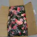 KHOYIME 9 Pack 72 FT Artificial Flower Garland, Fake Pink Roses Vines Silk Flowers Faux Plastic Outdoor Hanging Floral Ivy Garland Decorations for Wedding Arch Bedroom Home Wall Backdrop Room Decor