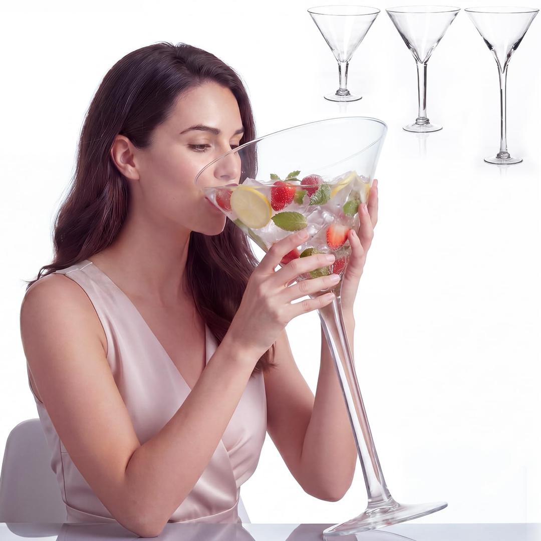 Remerry 67oz Giant Martini Glass, Extra Large Cocktail Glasses