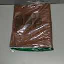 Leather 3 Ring Binder Fits 8.5"x11" Letter Size Paper, 1 Inch Round Ring Binder Holds 200 Sheets, Notepad Paper Cover Loose Leaf Organizer, Brown Tree