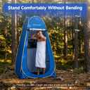 NEVERLAND Pop Up Privacy Shower Tent for Camping, 47x47x77 Inch, 47.2 x 47.2 x 77 inches