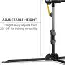 SKLZ Hurricane Baseball and Softball Swing Trainer, Adjustable Power Band System with Anti-Dent Ball Head, Height 23 to 38 Inches, Solo Hitting Practice for Youth Ages 14 and Under