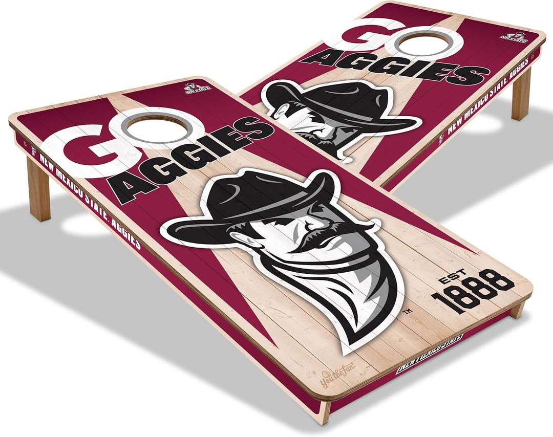 YouTheFan NCAA 2 x 4 Professional Wood Cornhole Game (Team Colors)