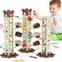 fygurso Musical Ball Course Building Blocks with 9 Musical Tracks, STEM Toy with Musical Ball Course, Toy for 6-12 Year Old, Gift for Boys and Girls
