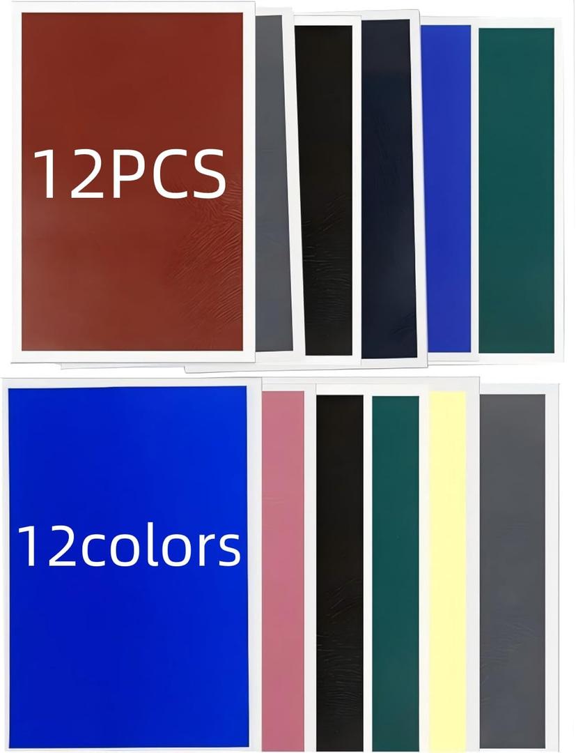 Colored Laser Engraving Marking Paper for CO2/Diode Laser Engraver  Works on Ceramics, Glass, Stone(Not for Plastic)  DIY Laser Craft Supplies  12pcs