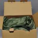 MIULEE Velvet Curtains 84 inches 2 Panels - Luxury Blackout Curtains for Bedroom Living Room Thermal Insulated Super Soft Window Drapes Rod Pocket & Back Tab, Olive Green, W52 x L84 inches