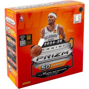 2024-25 Panini NBA Prizm Basketball Trading Cards Mega Box