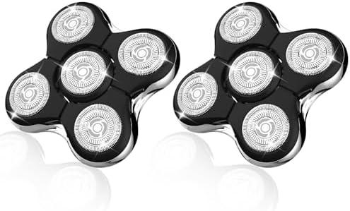 Balder Pro Shaver Peplacement Heads for Remington Balder Pro Head Shaver Model XR7000/XR1500/XR1501 Electric Shaving for Bald Men,2Pack