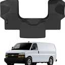 Floor Mats Custom for Chevy Express & GMC Savana 2015-2023 All Weather TPE Rubber Protection 1st Row Anti-Slip Automotive Floor Liners for Chevrolet Express 1500/2500/3500 Van Accessories- 1 PCS