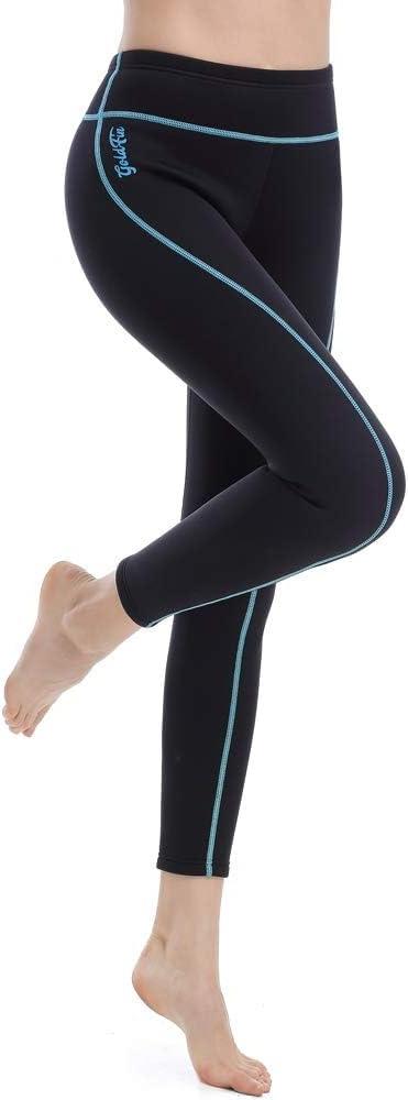 GoldFin Wetsuit Pants Women, 2mm Neoprene Pants Keep Warm for Water Aerobics Diving Surfing Swimming Snorkeling Scuba Kayaking Pants, 4XL