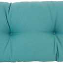 Klear Vu The Gripper Non-Slip Tufted Bench Cushion for Indoor Furniture, Assembled in USA, Entryway Storage, Bay Window, Corner Nook or Piano Seat, 30 Inches, Solid Teal