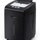 200 Sheets Commercial Paper Shredder: P-5 Micro Cut Auto Feed Shredder, 60 Mins Heavy Duty Paper Shredder for Home Office, Shred Paper/CD/Credit Card, Big Shredder with 9.3 Gal Pullout Bin