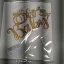 Gold Glitter Pumpkin Oh Baby Cake Topper, Welcome Baby/a Little Pumpkin is On the Way Cake Topper, Halloween Pumpkin Baby Shower/Gender Reveal Party Decorations