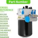 SCITOO 801266 Air Dryer 12 Volt Direct Replacement for AD-IS DC Heater fit for Volvo, Freightliner, Kenworth, Peterbilt, International, Western Star Trucks, Bus/RV/Other 5015534 5010696X
