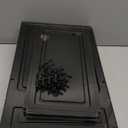 7 code Thicken & Sturdy Clear Shoe Storage Organizer with Magnetic Door, Stackable Boxes for Closet, Foldable Shoe Rack for Sneaker Boot Container, Plastic Shoe Cabinet Shoe Box 6 Pack, Black