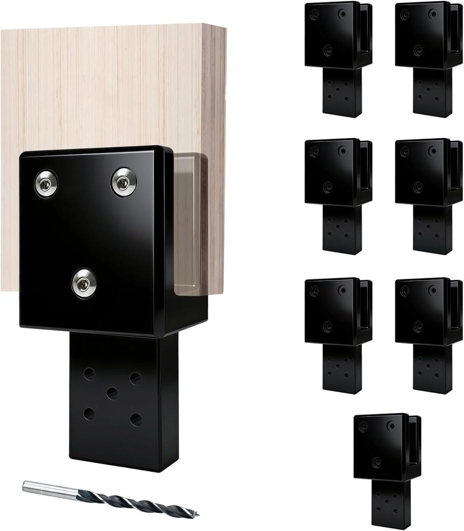 Garden Cart Sidewall Attachments for Gorilla Cart 7 and 12 cu/ft Models, Heavy-Duty Sidewall Brackets Compatible with Holes 3/4 ''x 2'' x 2.5'', Increasing Storage Space (Set of 8)