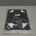 Geoto 11 x 11 x 2.5in | 28 x 28 x 6.4cm Medium Square Shallow Luxury Rigid Foldable Magnetic Closure Collapsible Gift Packaging Boxes (Black)