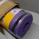 CAP Barbell 1-Inch High Density Exercise Yoga Mat with Strap | Purple