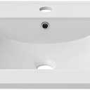 48" Ceramic Vanity Sink Top (Glossy White)