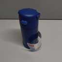 THERMOS FUNTAINER 12 Ounce Stainless Steel Vacuum Insulated Kids Straw Bottle, Blue (Navy)