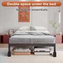 Heavy Duty Sofa Risers 3.7 Inch, Industrial-Grade Desk Raise Blocks for Couch, Table, Bed, Refrigerator, Washing Machine  Anti-Slip, Shock Absorbing, Quiet, Supports up to 4000 lbs(Black)